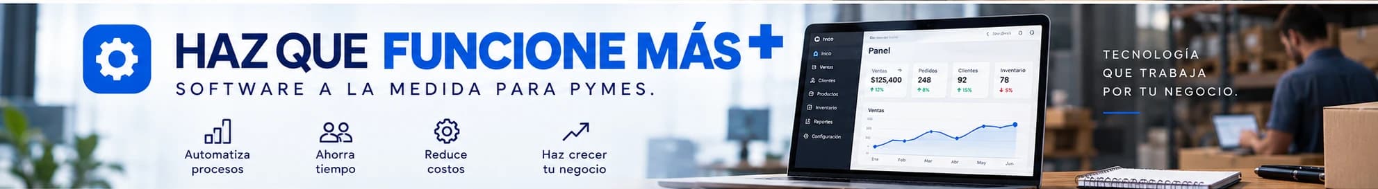 Haz Que Funcione+ — Software a la medida